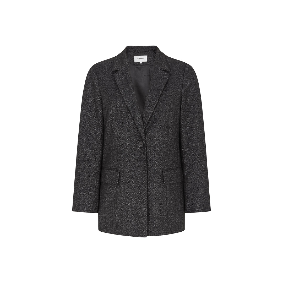 SOFT REBELS - BLAZER - PACE - SR626-701 - 001 BLACK