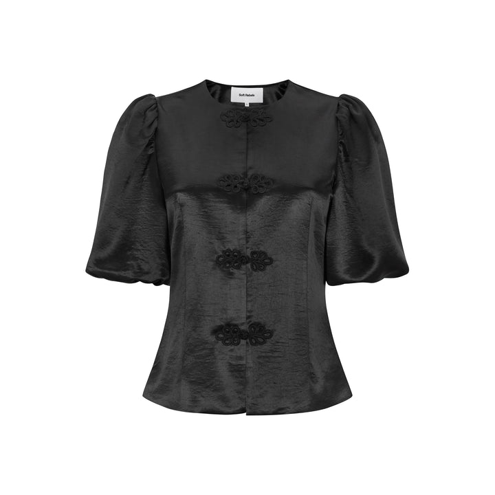 SOFT REBELS - BLUSE - SALMA - SR626-703 - 001 BLACK