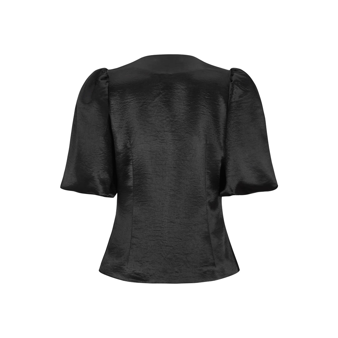 SOFT REBELS - BLUSE - SALMA - SR626-703 - 001 BLACK