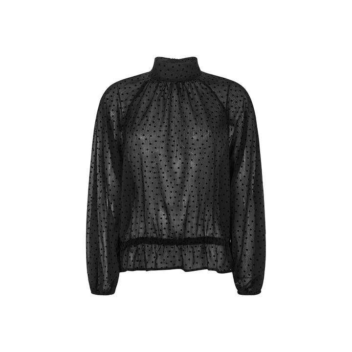 SOFT REBELS - BLUSE - SABELLA - SR626-711 - 001 BLACK