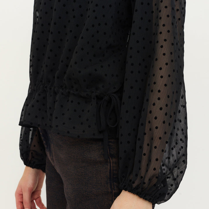 SOFT REBELS - BLUSE - SABELLA - SR626-711 - 001 BLACK