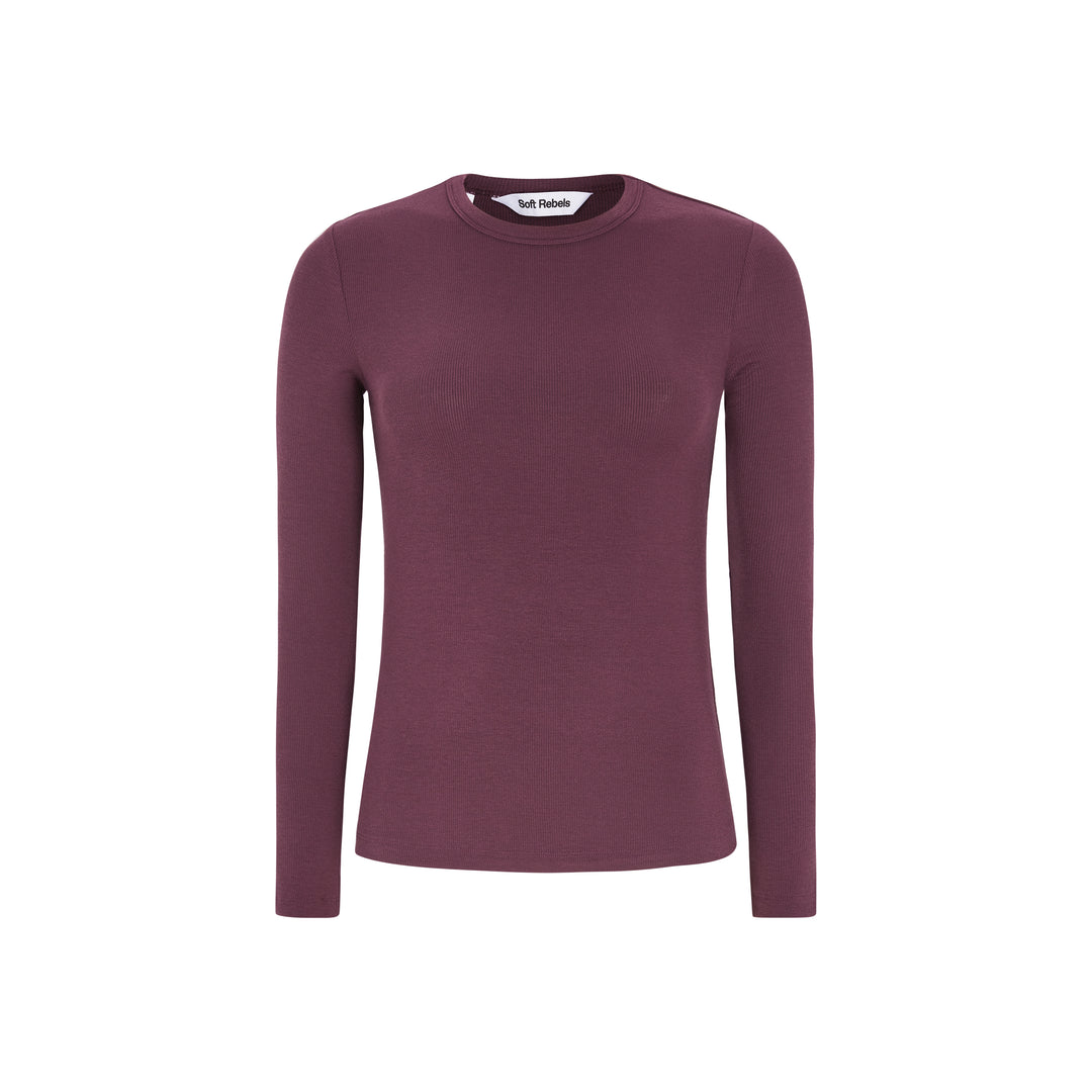SOFT REBELS - BLUSE - FENJA - AW22-300 - 365 - VINYARD WINE