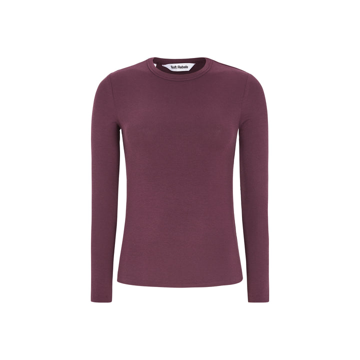 SOFT REBELS - BLUSE - FENJA - AW22-300 - 365 - VINYARD WINE