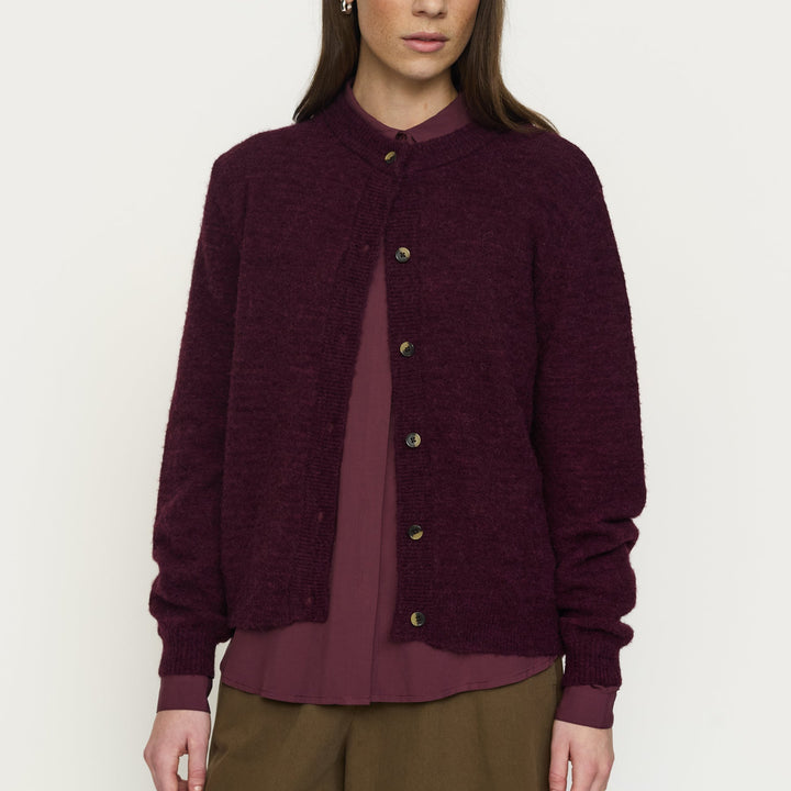 SOFT REBELS - CARDIGAN - ALLISON - 2112-200 - 365 - VINYARD WINE