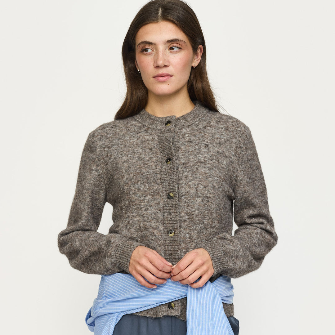 SOFT REBELS - CARDIGAN - ALLISON - 2112-200 - 383 - DEMITASSE MELANGE