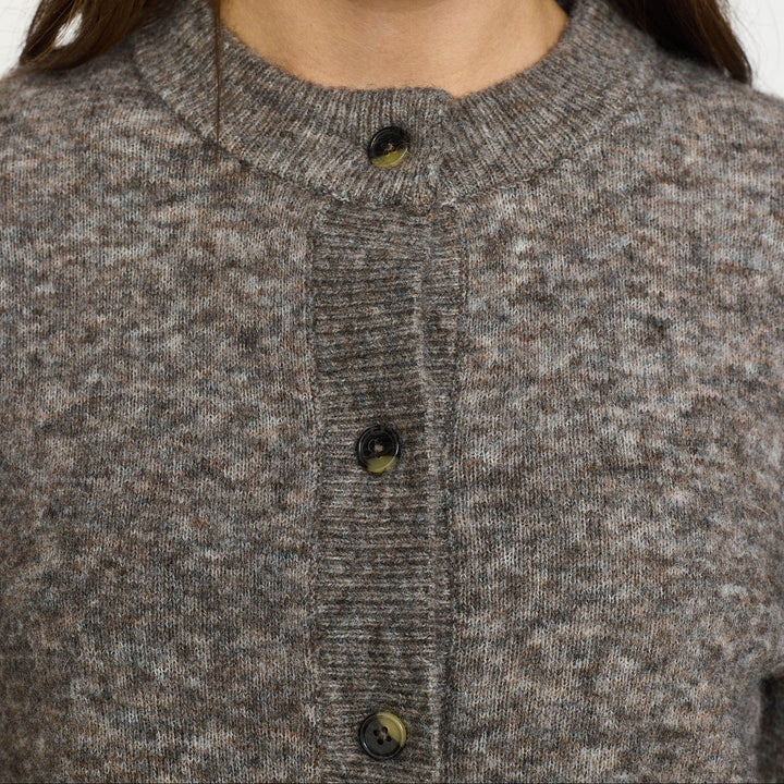 SOFT REBELS - CARDIGAN - ALLISON - 2112-200 - 383 - DEMITASSE MELANGE