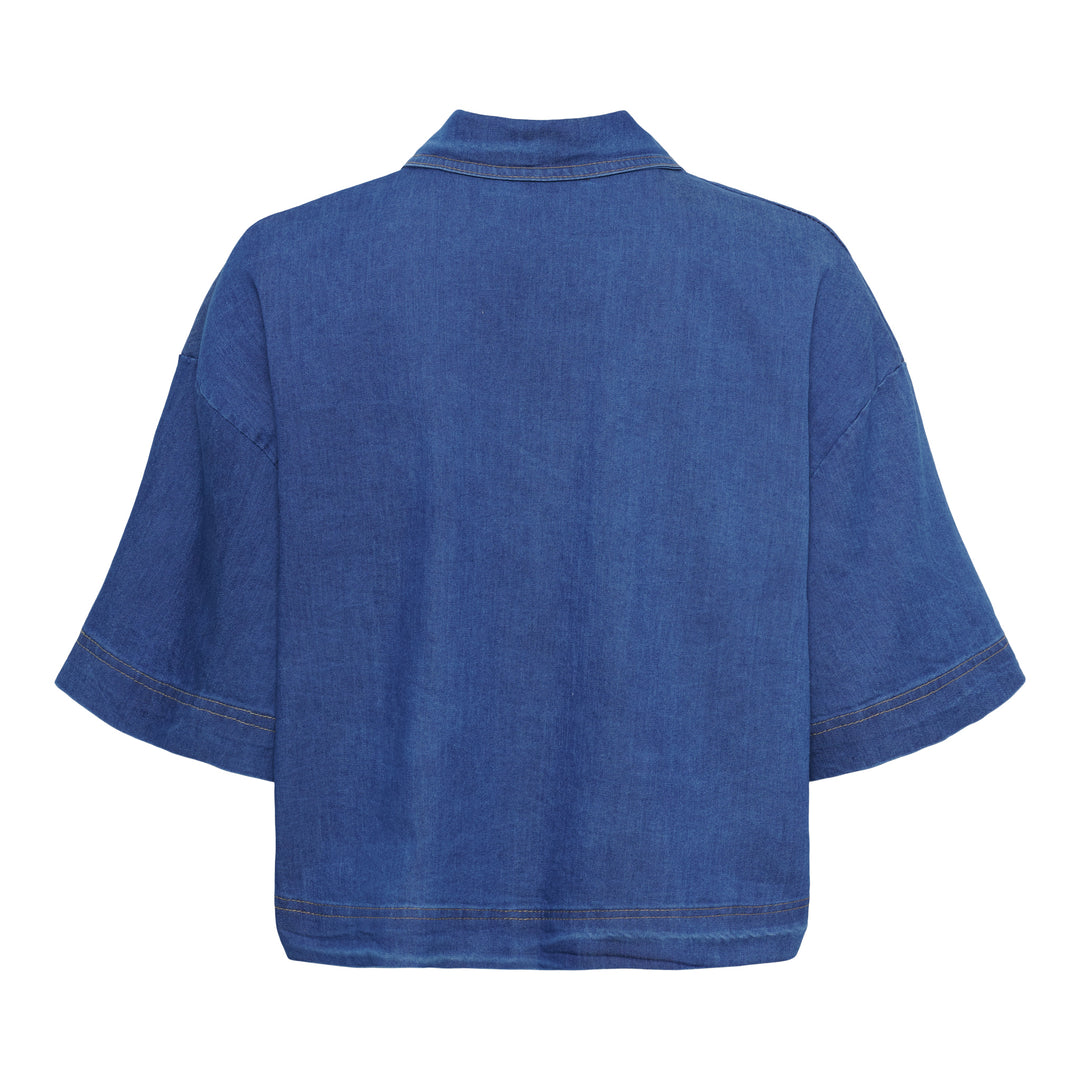 MARTA DU CHATEAU - JAKKE - BELISA SW38872M - MEDIUM BLUE