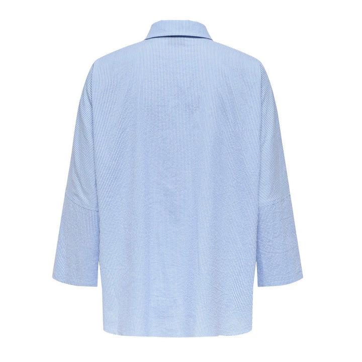 ONLY - SKJORTE - AUGUSTA 15347661 - CLOUD DANCER/BLUE STRIPES