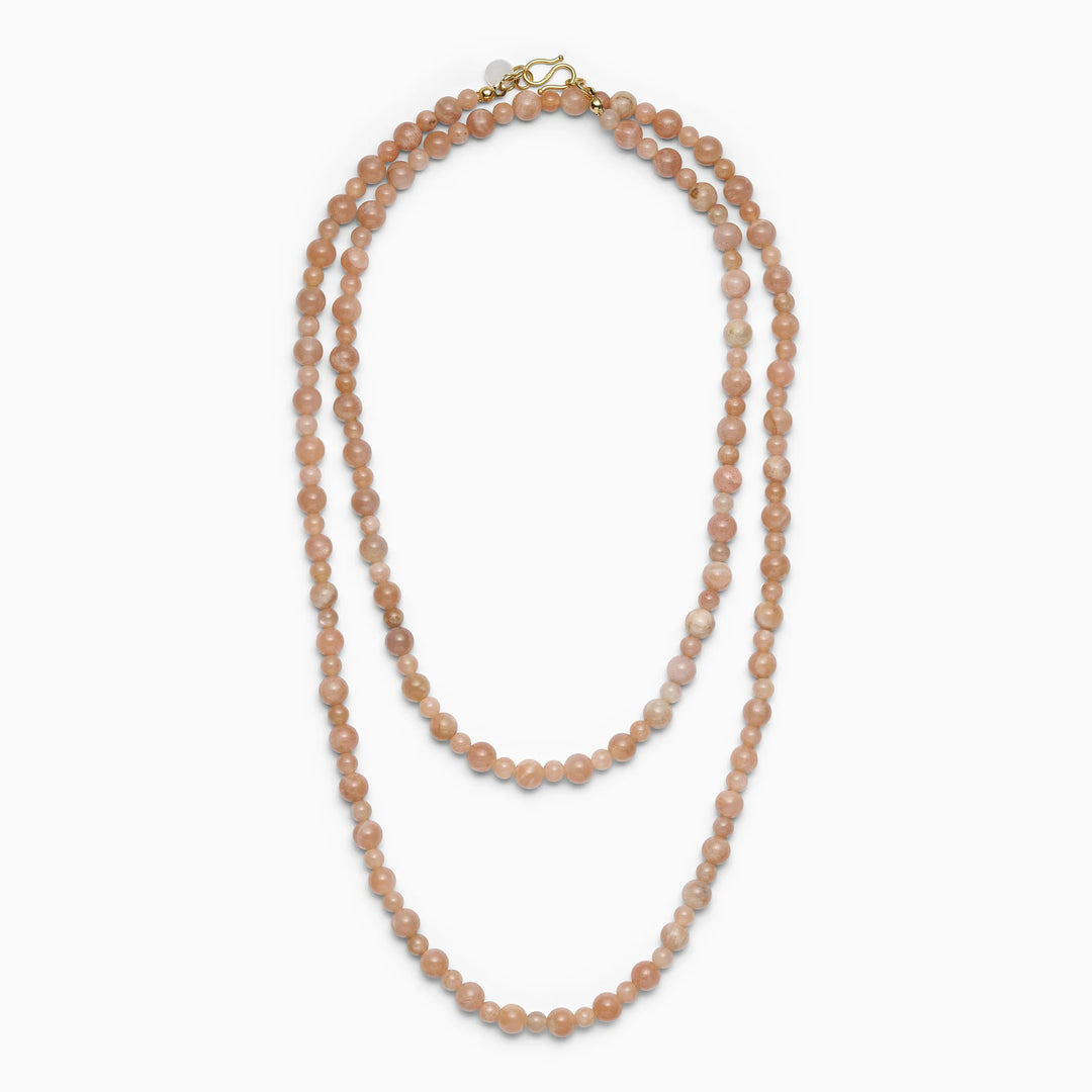 SOÏ - KRYSTAL HALSKÆDE - LEA SUNSTONE - 80 CM