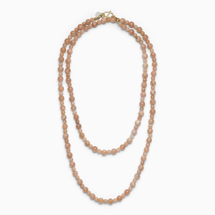 SOÏ - KRYSTAL HALSKÆDE - LEA SUNSTONE - 80 CM