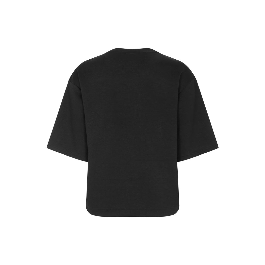 TOODAY - T-SHIRT - AZRA BOXY TD126-143 - BLACK
