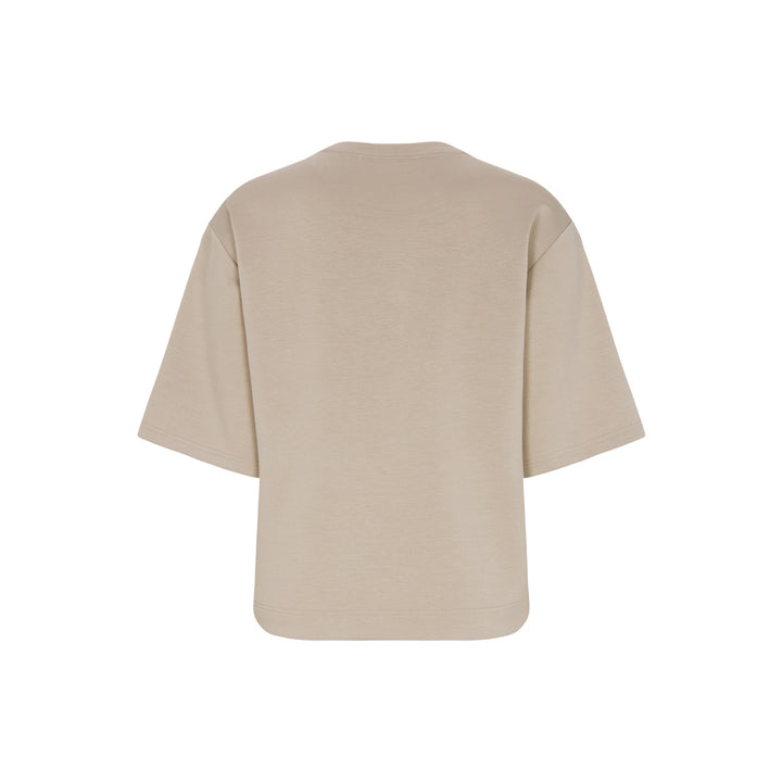 TOODAY - T-SHIRT - AZRA BOXY TD126-143 - CEMENT