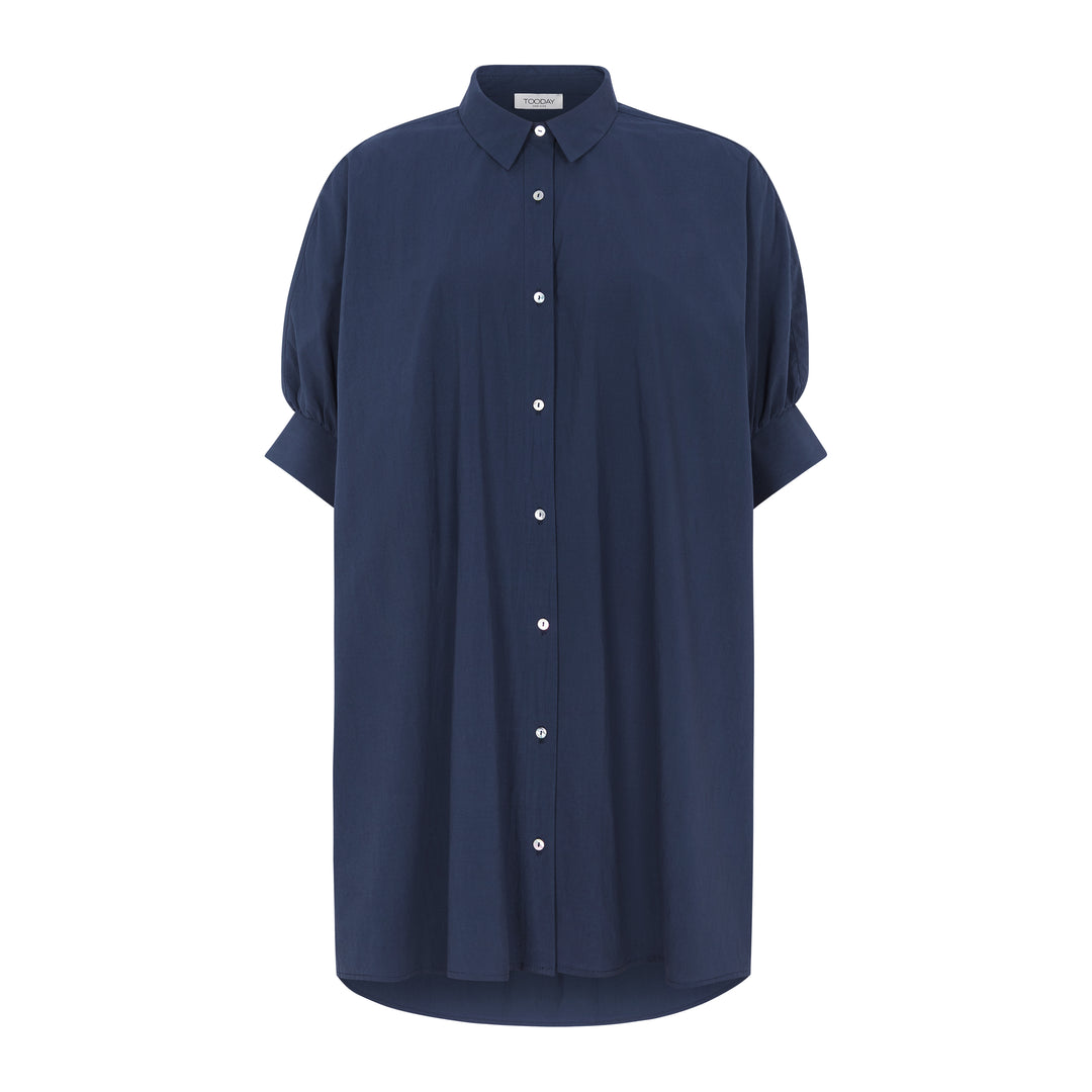 TOODAY - SKJORTEKJOLE  - ANABEL TD126-156 - DARK SAPPHIRE