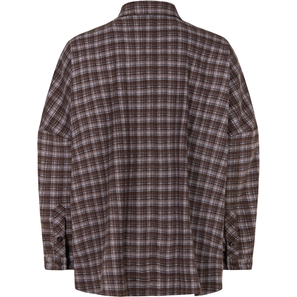 TOODAY - SKJORTE - DINA - 326-106 - 505 - BLUE/BROWN CHECK