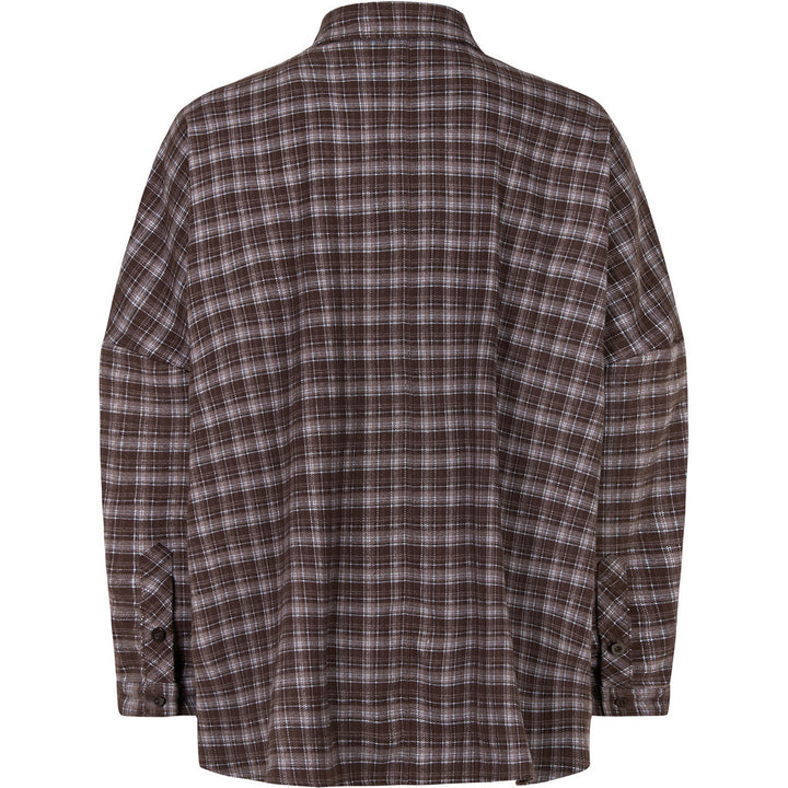 TOODAY - SKJORTE - DINA - 326-106 - 505 - BLUE/BROWN CHECK