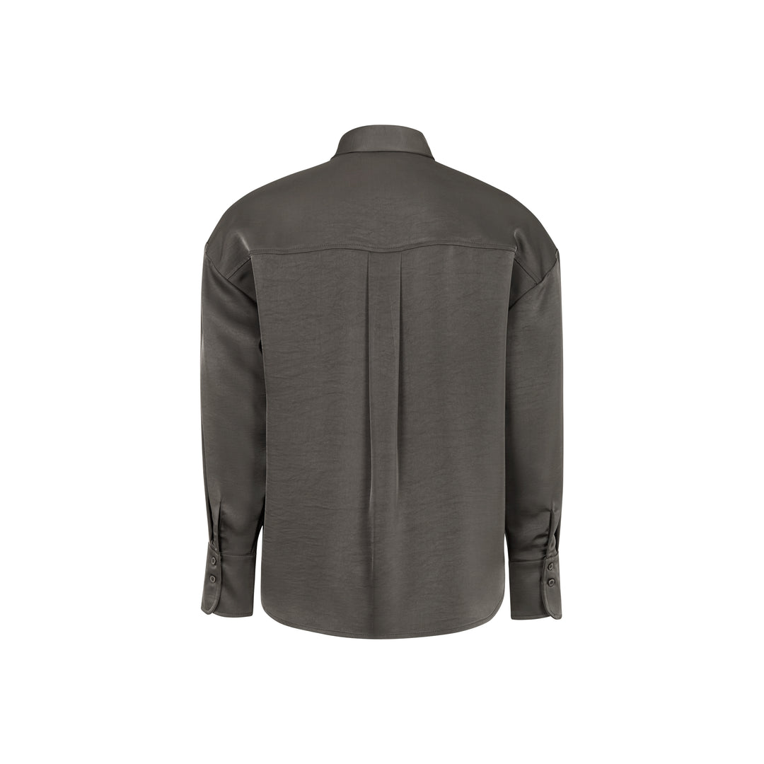 TOODAY - SKJORTE - AYA - 326-113 - 401 - STONE BROWN