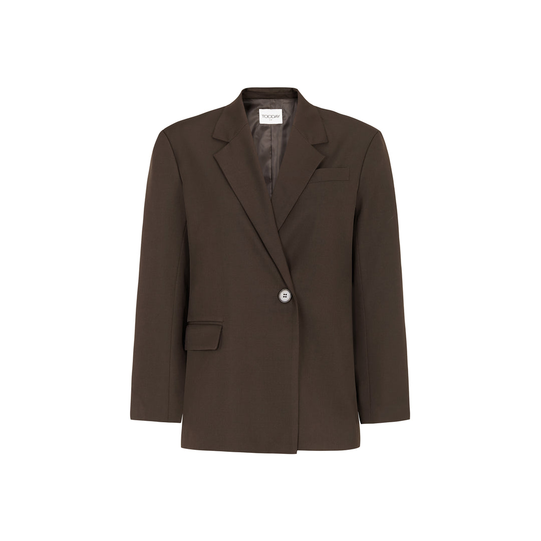 TOODAY - BLAZER - DEVIN - TD326-136 - 223 BITTER CHOCOLATE