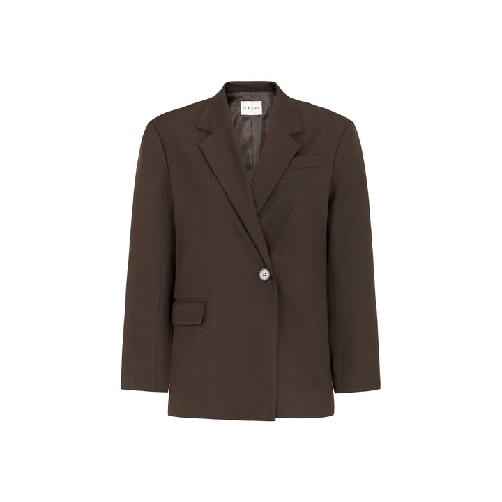 TOODAY - BLAZER - DEVIN - TD326-136 - 223 BITTER CHOCOLATE