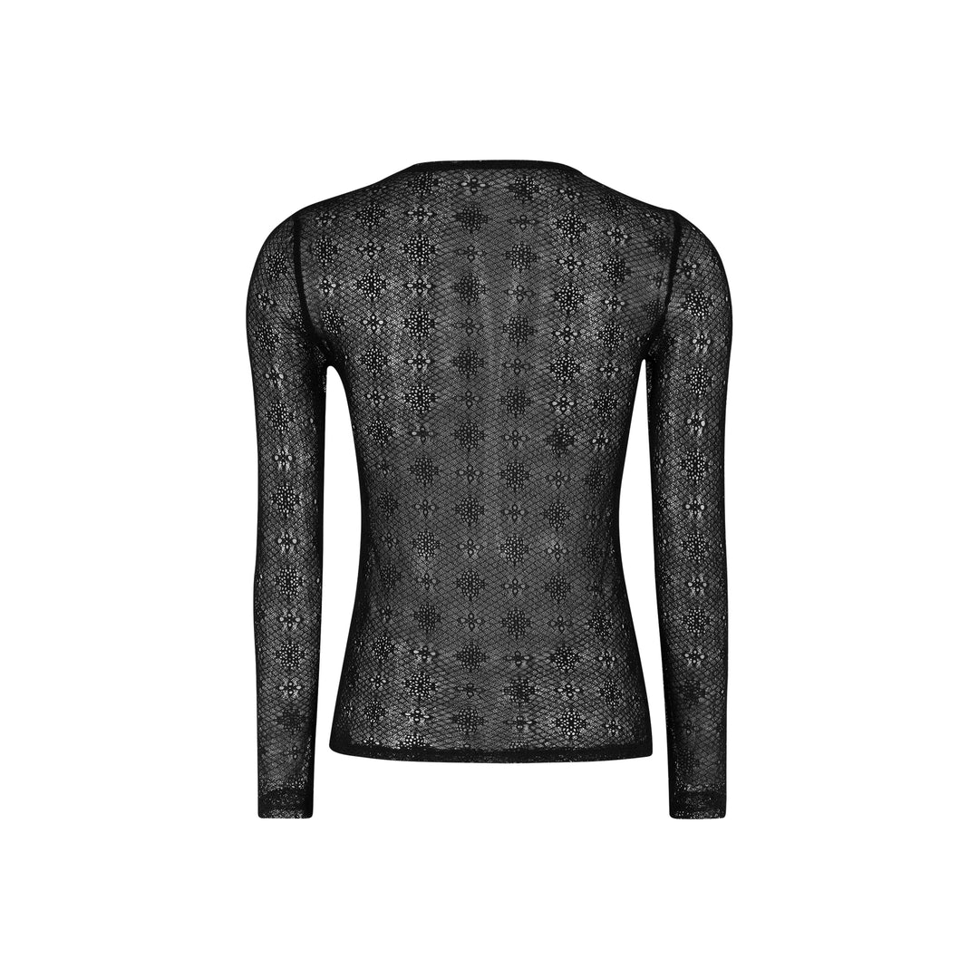 TOODAY - MESH BLUSE - DREW TD 326-171 - BLACK