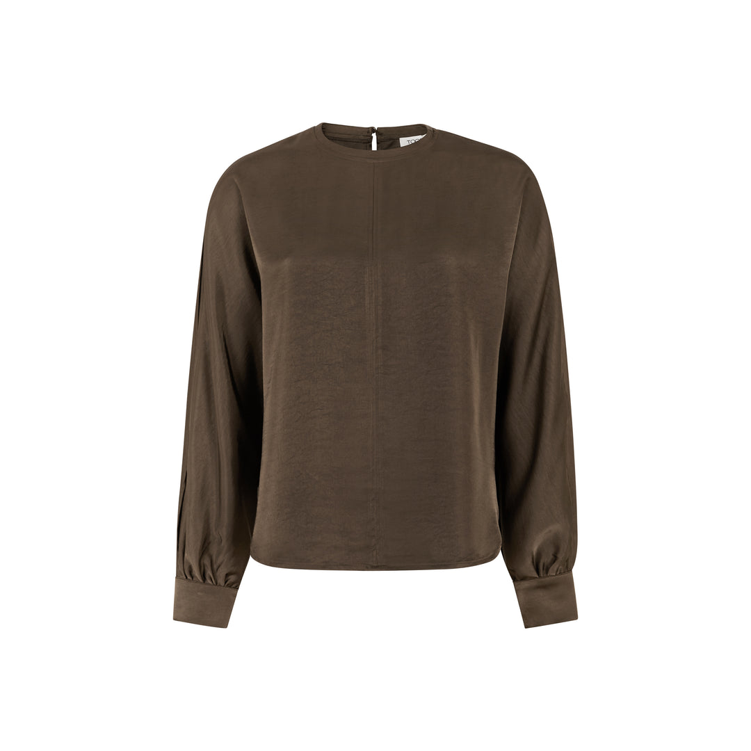 TOODAY - BLUSE - AYA TD426-102 - 251 DARK BROWN