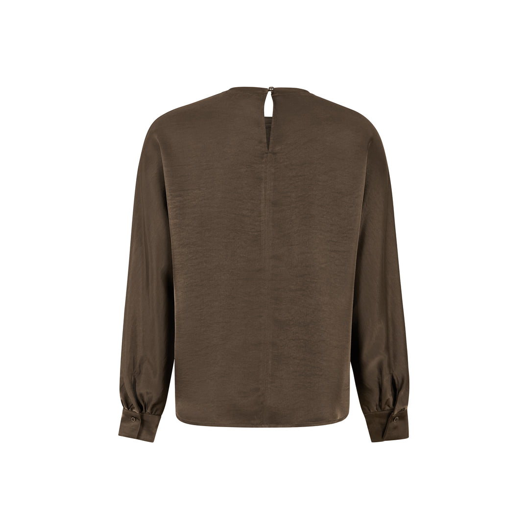 TOODAY - BLUSE - AYA TD426-102 - 251 DARK BROWN