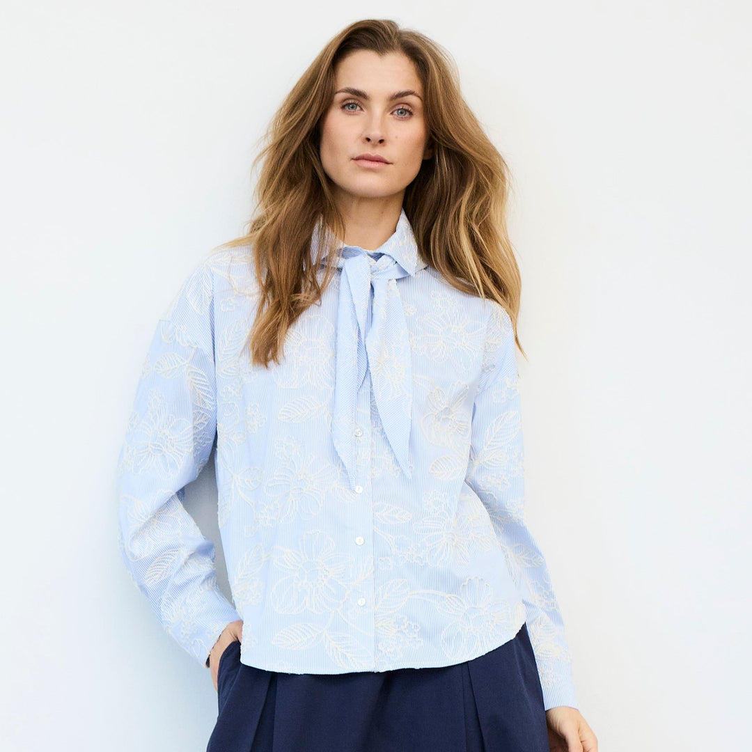TOODAY - SKJORTE - ARLET TD126-127 - CHAMBRAY BLUE