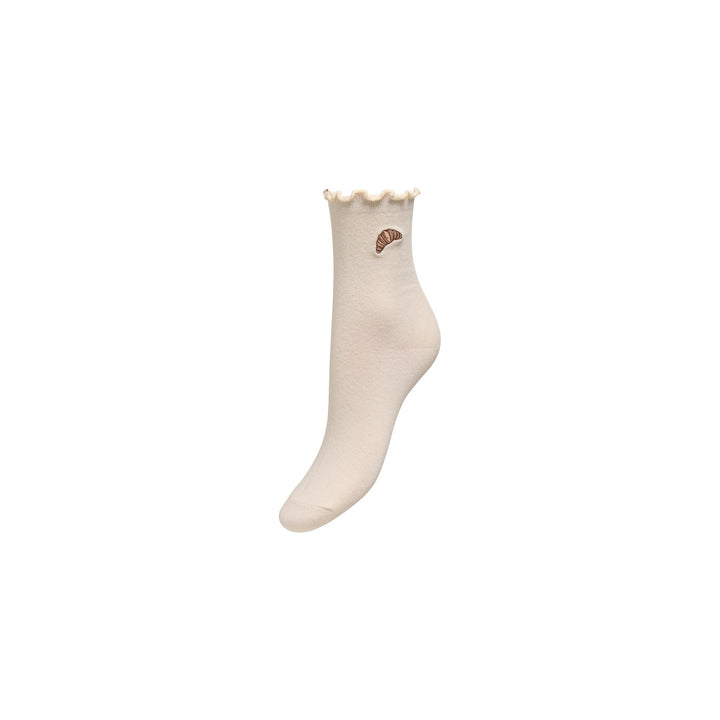 ONLY - STRØMPE - MINA 15383453 - WHITECAP GRAY/CROISSANT
