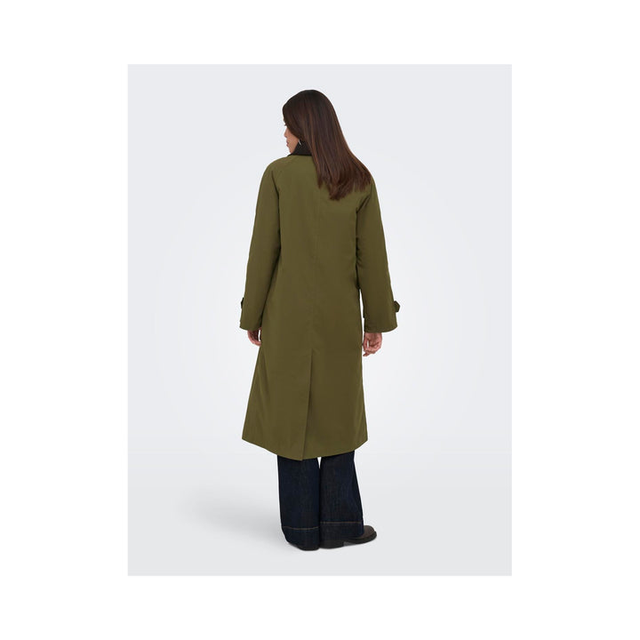 ONLY - COAT - ORCHID 15373747 - DARK OLIVE
