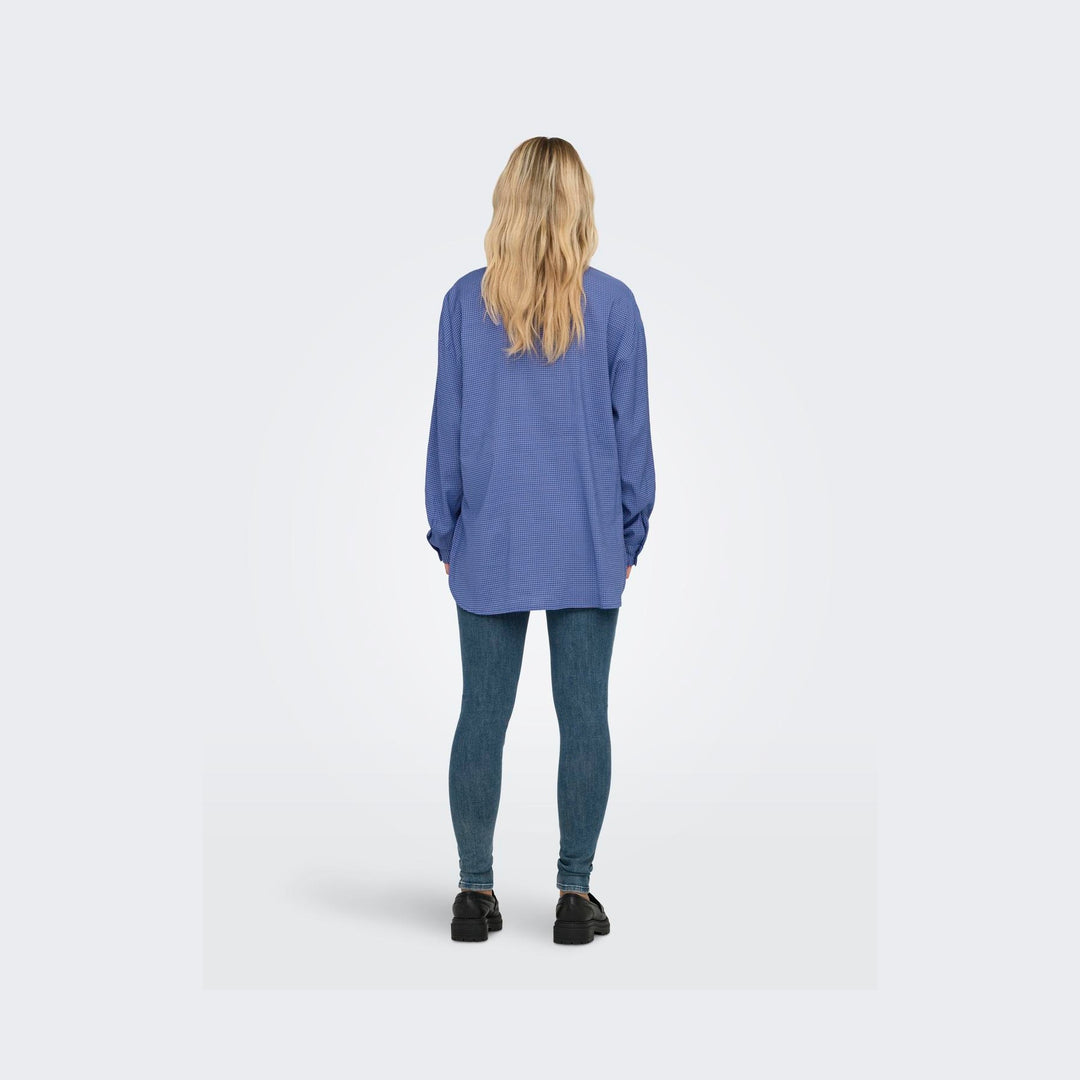 ONLY - SKJORTE - MAGGIE 15344363 - AMPARO BLUE