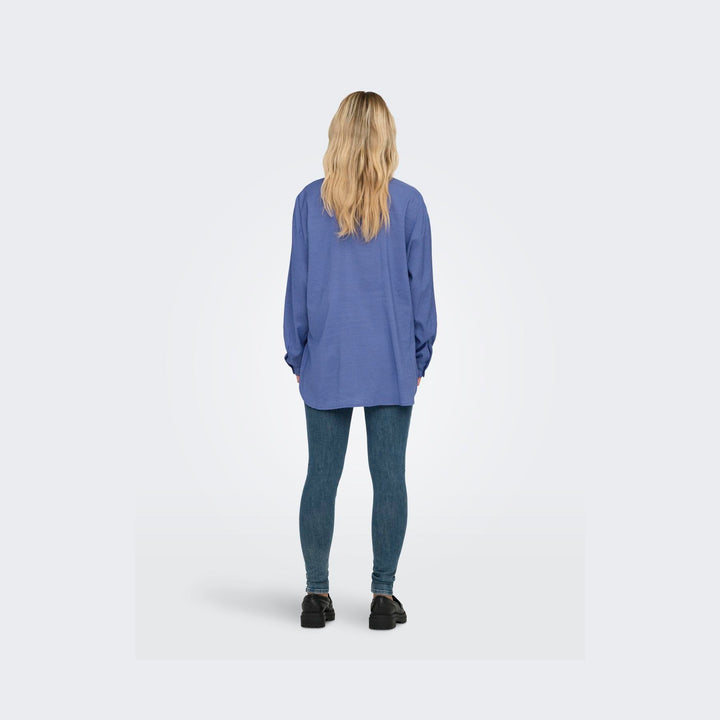 ONLY - SKJORTE - MAGGIE 15344363 - AMPARO BLUE