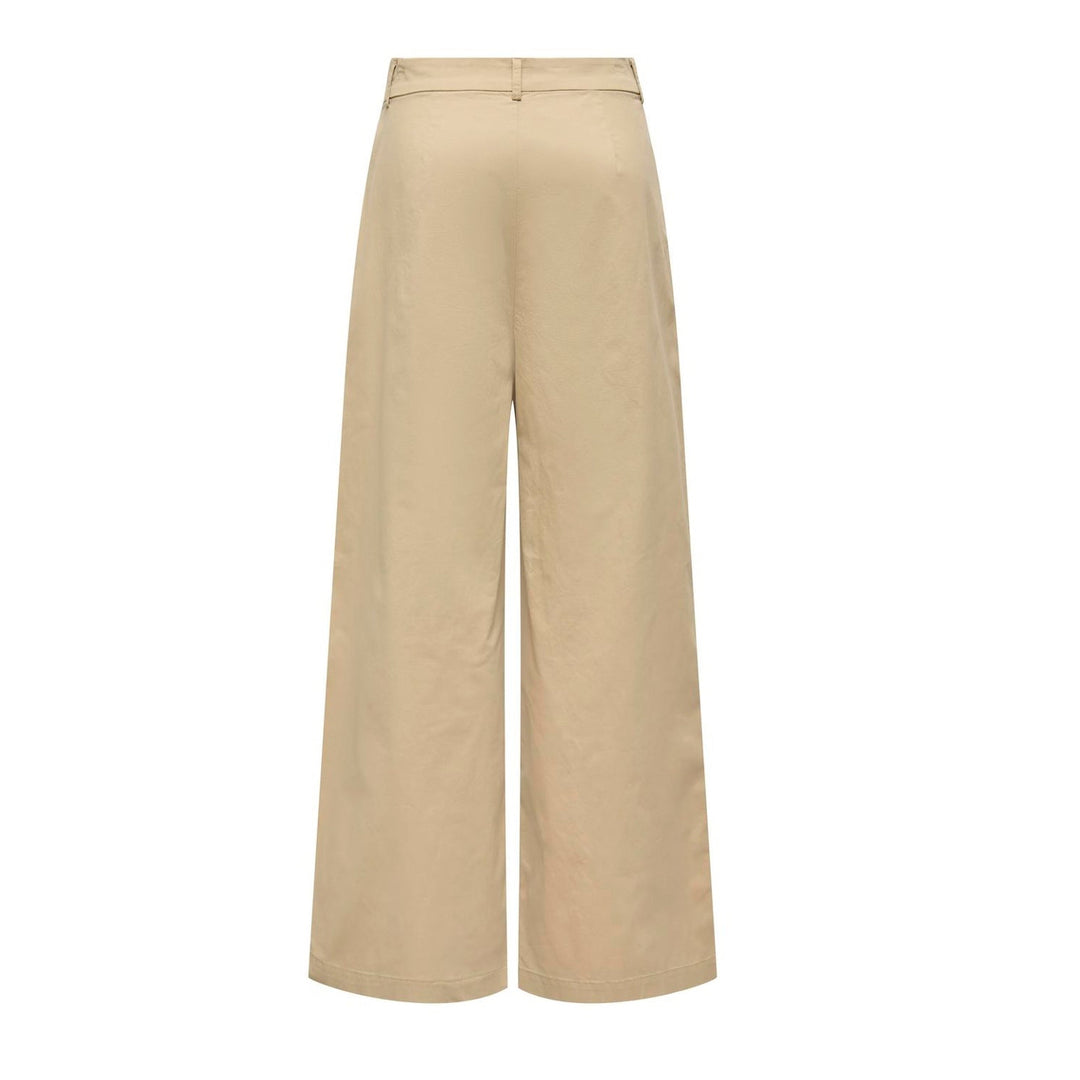 ONLY - BUKS - LIANA MW X WIDE PLEAT 15365822 - TRAVERTINE