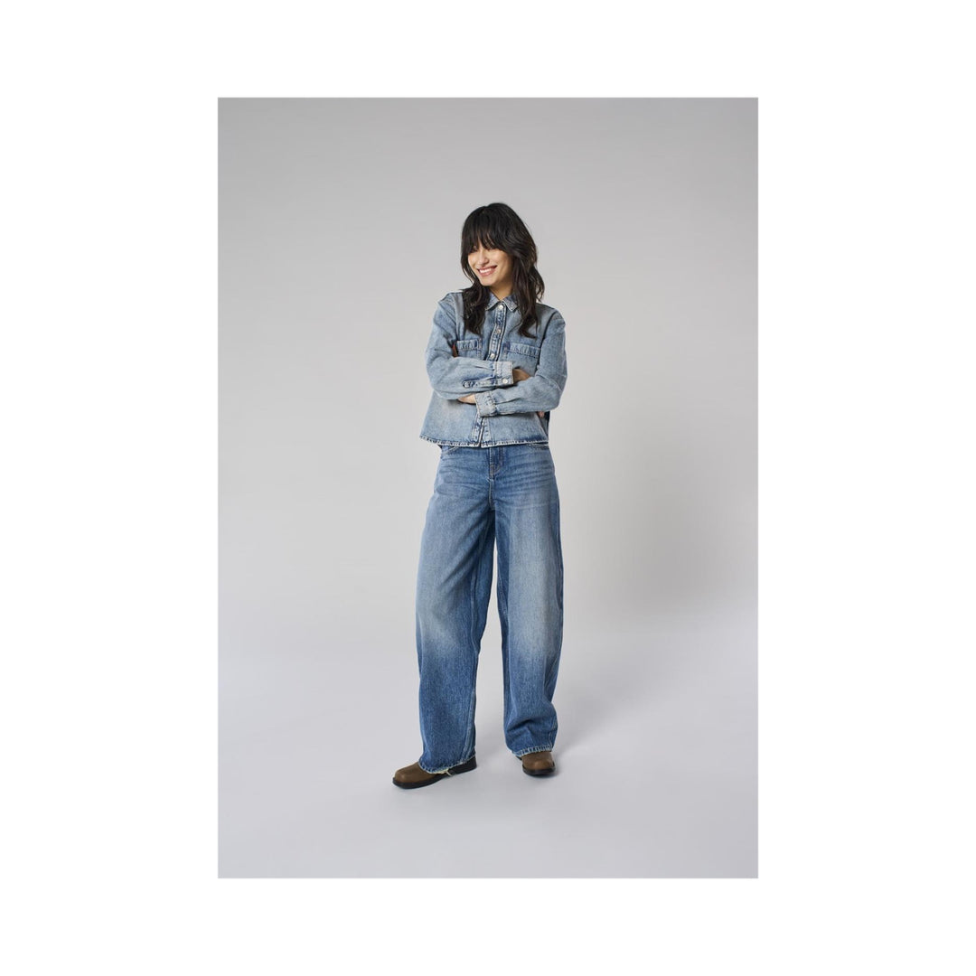 ONLY - JEANS - TAYLOR BARREL 15352198 - DARK BLUE DENIM