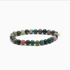 SOÏ -  KRYSTAL ARMBÅND - INDIAN AGATE 6 MM.