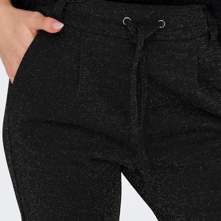 ONLY - BUKS - POPTRASH-ALYA 15334038 - BLACK/SILVER LUREX