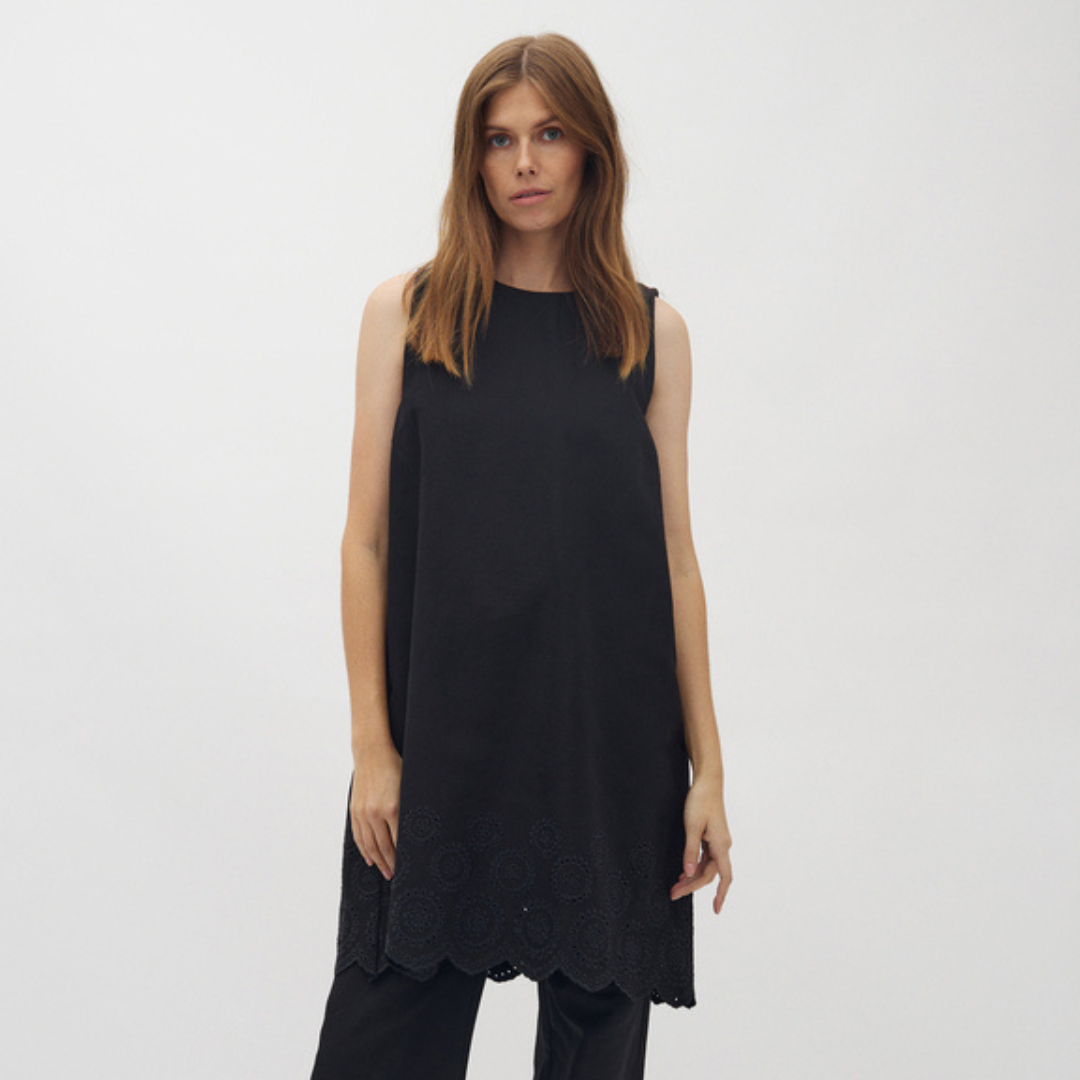 GLOBAL FUNK - KJOLE - RHIANN SCALLOP 73770410 - BLACK