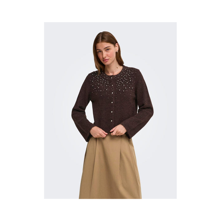 ONLY - CARDIGAN - MIGGIE 15375519 - COFFEE BEAN
