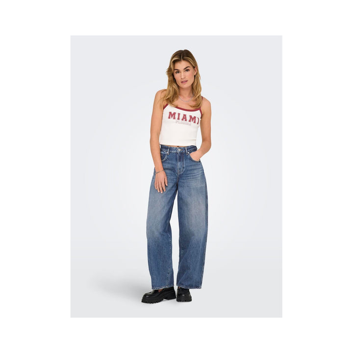 ONLY - JEANS - TAYLOR BARREL 15352198 - DARK BLUE DENIM