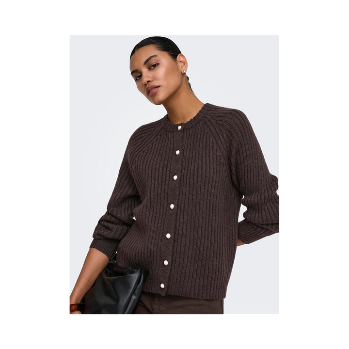 ONLY - CARDIGAN - KALIBU 15371056 - CHOCOLATE BROWN