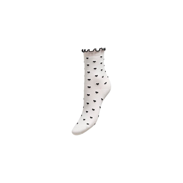 ONLY - STRØMPE - HOLLY GIRLY 15367268 - CLOUD DANCER/BLACK HEART/LETTUCE EDGE