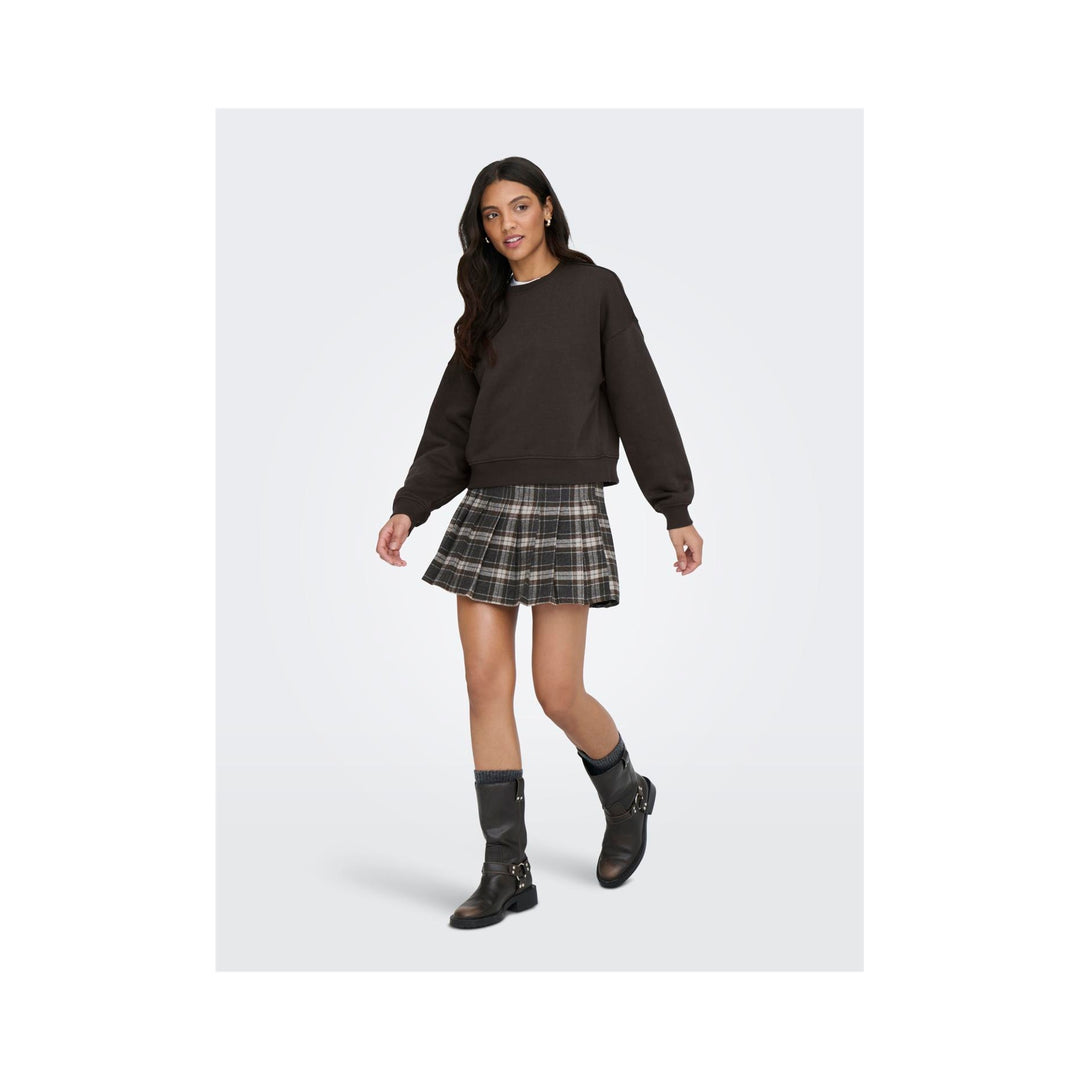 ONLY - SWEATSHIRT - BEST 15338727 - CHOCOLATE TORTE