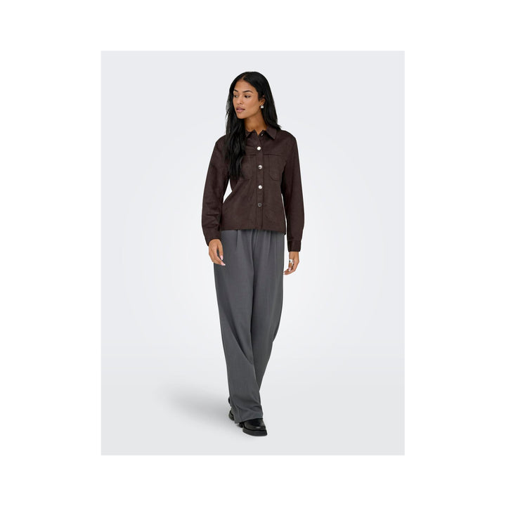 ONLY - SKJORTE - MIRA 15369264 - COFFEE BEAN
