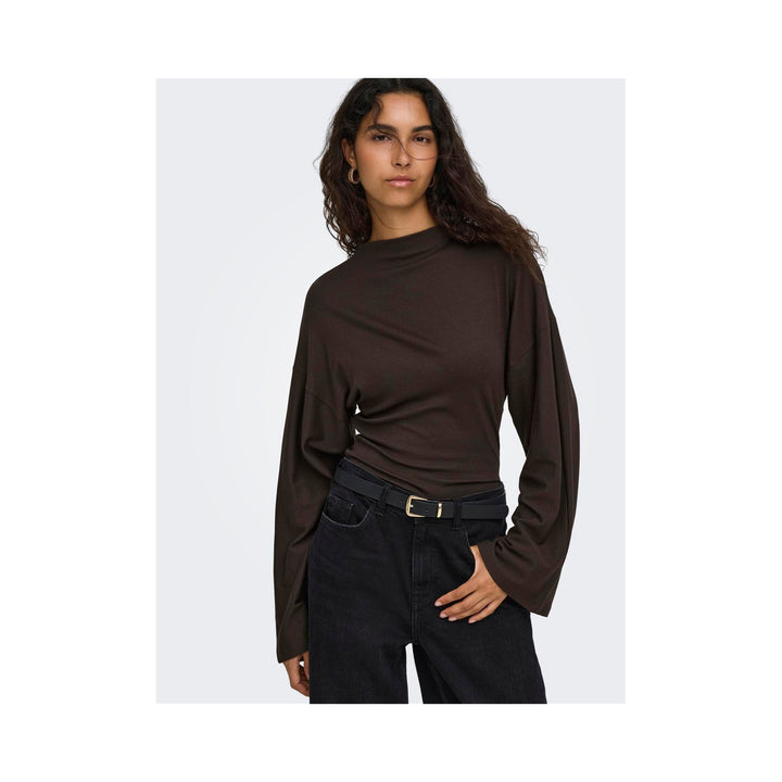 ONLY - TOP - ESTRID 15383267 - COFFEE BEAN