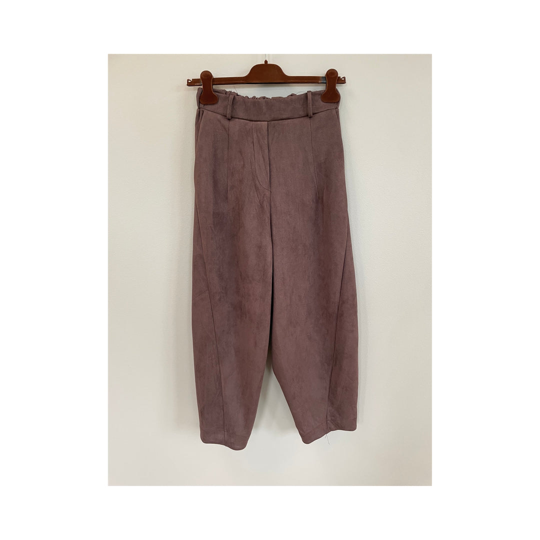 MARTA DU CHATEAU - BUKSER - PILEA 16635SUEDE - MORO