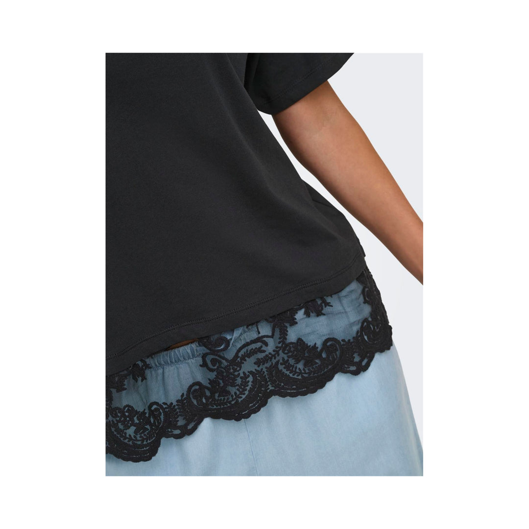 ONLY - T-SHIRT - VIVVI 15385031 - BLACK
