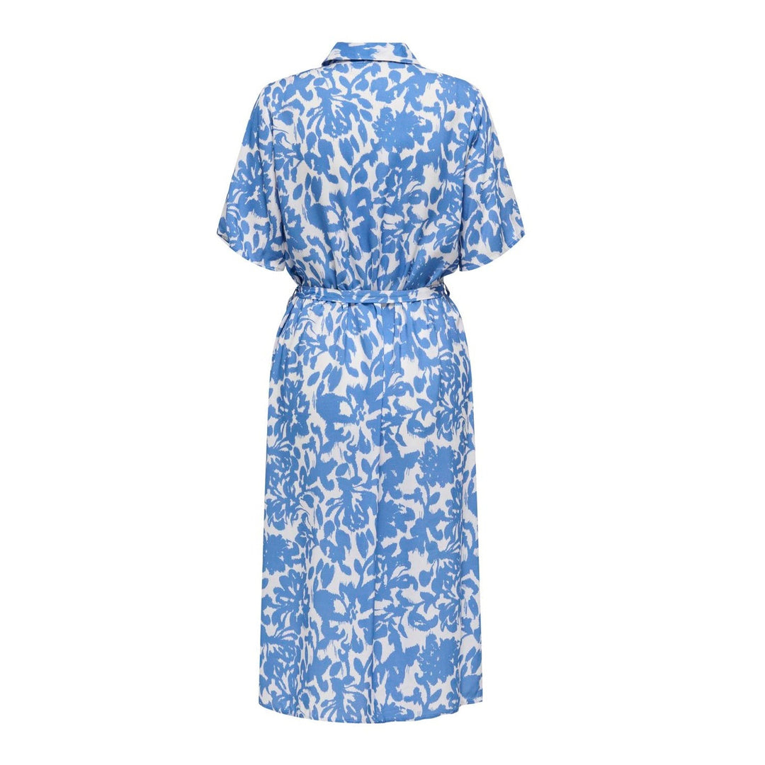 ONLY - KJOLE - YASMIN 15357241 - CLOUD DANCER TANIA NEBULAS BLUE