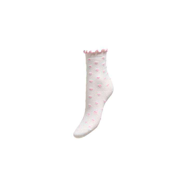 ONLY - STRØMPE - HOLLY GIRLY 15367268 - CLOUD DANCER/PIROUETTE HEARTS/LETTUCE EDGE