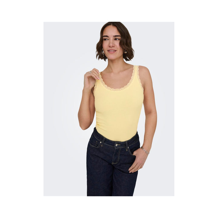ONLY - TANKTOP - SARA SHARAI 15345994 - DOUBLE CREAM