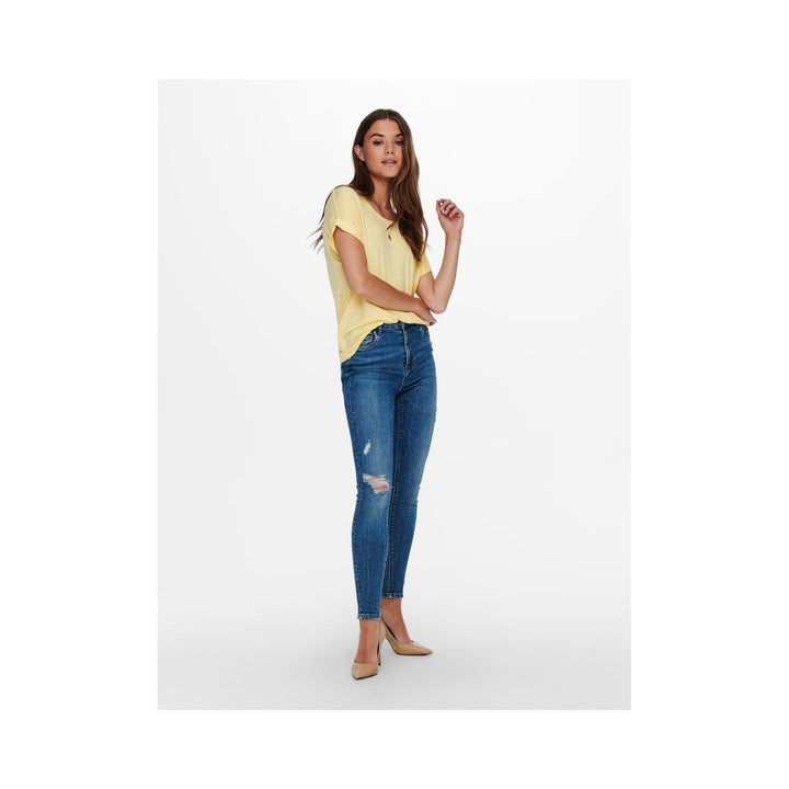 ONLY - T-SHIRT - MOSTER 15106662 - PALE BANANA