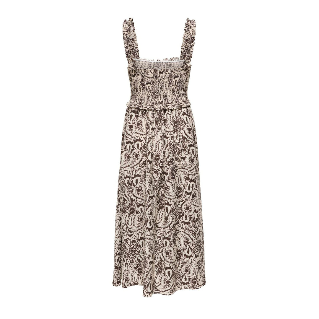 ONLY - KJOLE - LUMIRA 15382450 - PUMICE STONE/HOT FUGDE PAISLEY