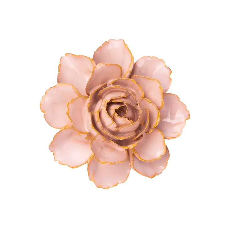 CHIVE CERAMICS - KERAMISK VÆGBLOMST - ROSE PINK CAMELLIA
